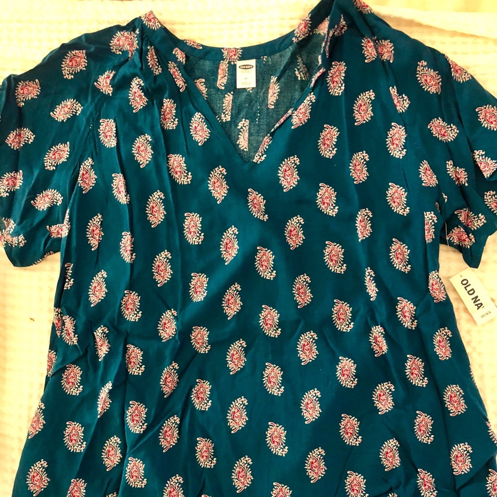 Turquoise Old Navy Blouse